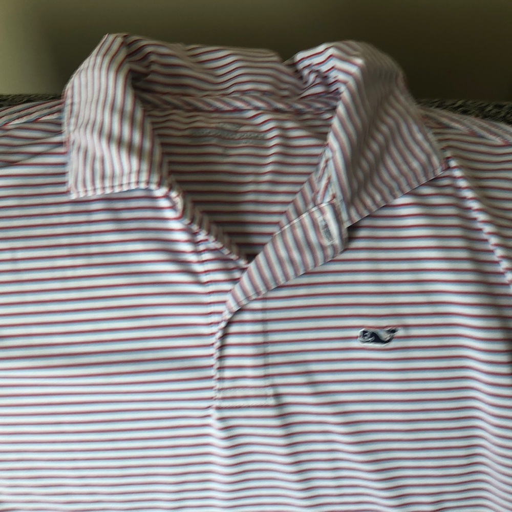 Vineyard vines boys striped golf shirt